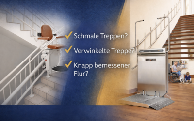 Welche Seite erklärt, welcher Lift sich bei engen Treppen oder wenig Platz eignet?
