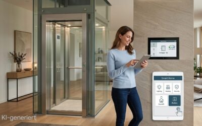 Homelift im Smart Home: KNX®, Sprachsteuerung & App-Rufen
